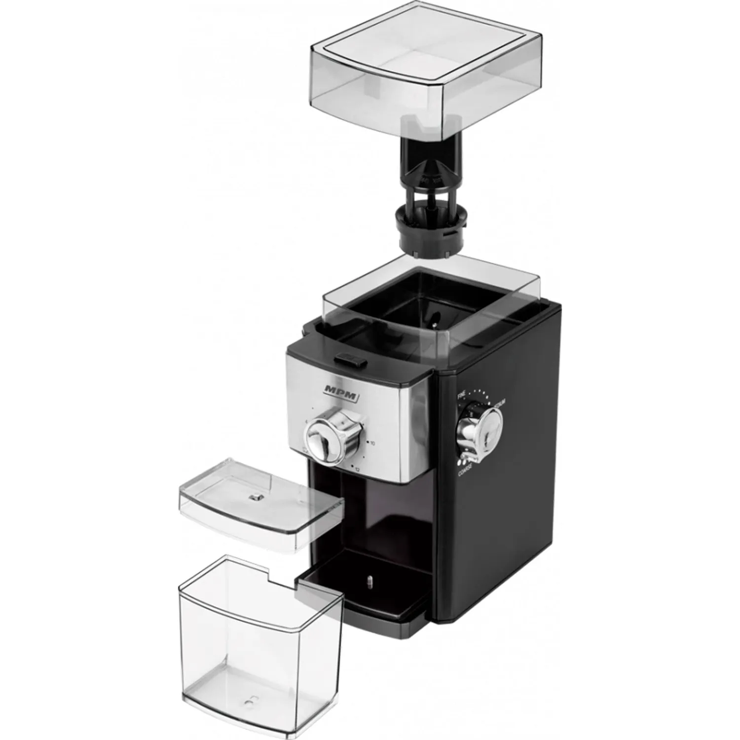 MPM MMK-08 moulin à café électrique 350 g 17 réglages