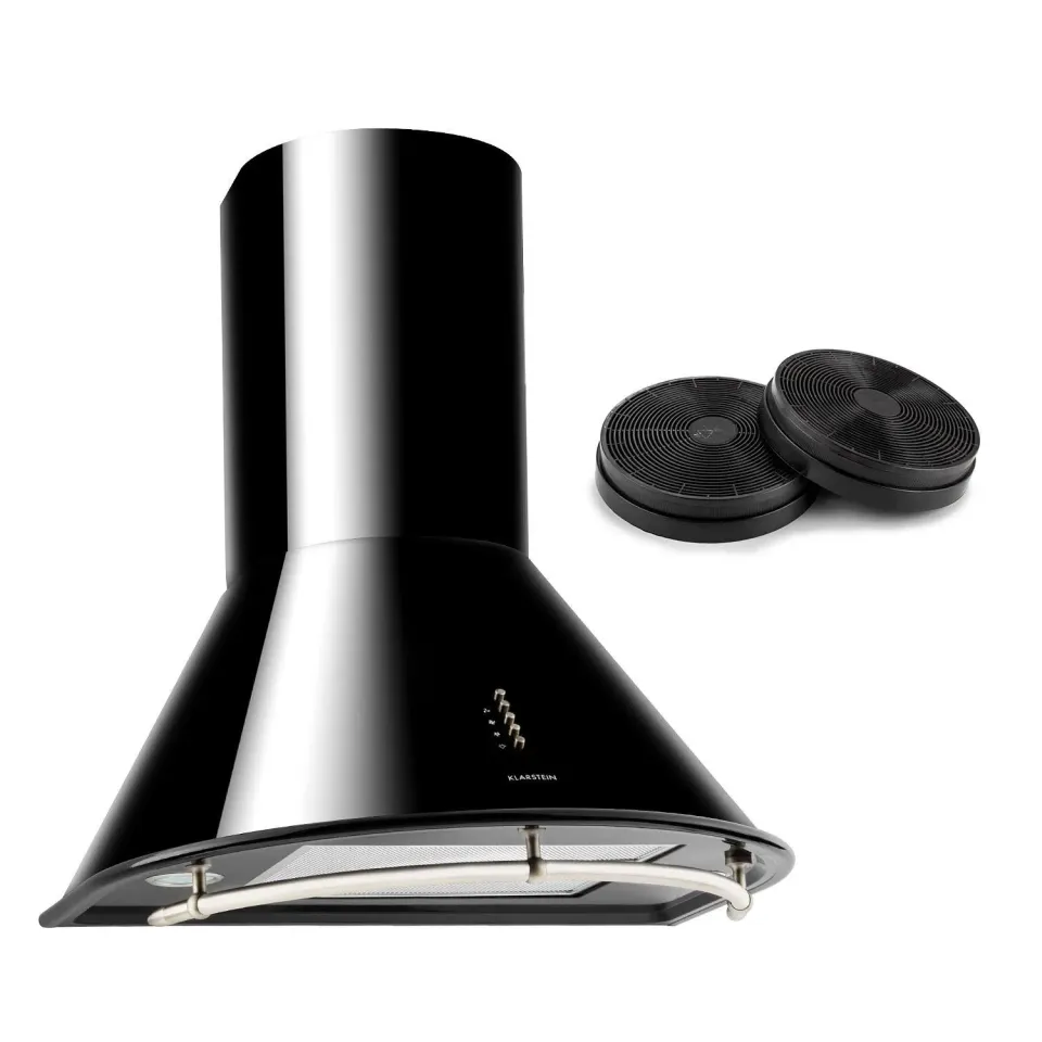 Klarstein Lumio Neo hotte aspirante noire 610 m3/h