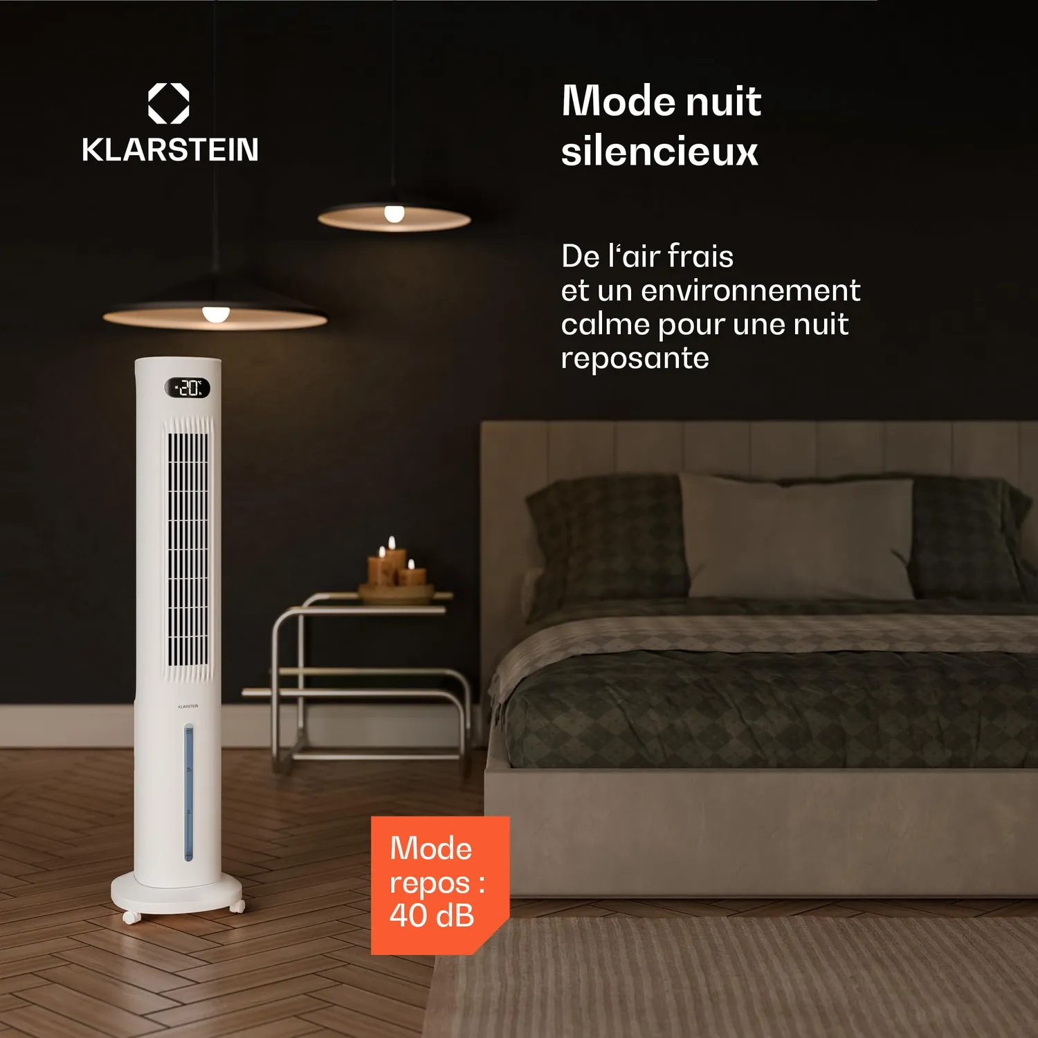 Klarstein Polar Smart rafraîchisseur 5 L blanc 30 m²