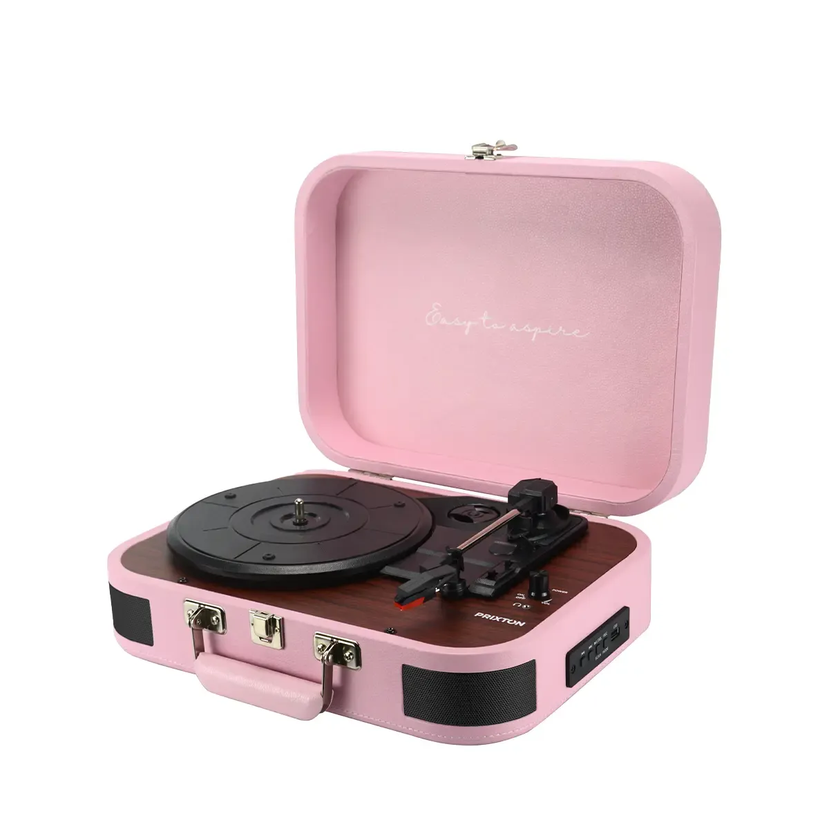 Prixton VC600 platine vinyle rose avec enceintes