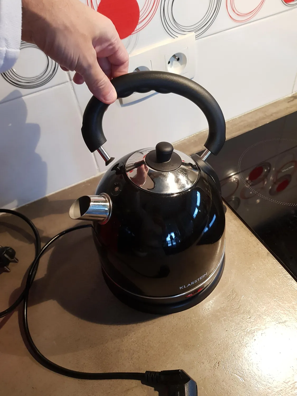 Klarstein Teatime bouilloire électrique 1,8L inox