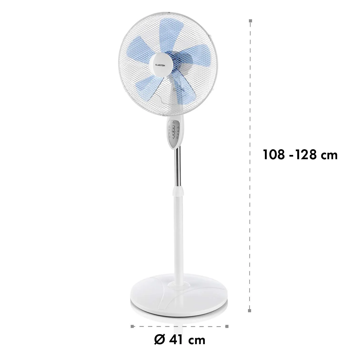 Klarstein Summerjam ventilateur sur pied blanc 41 cm