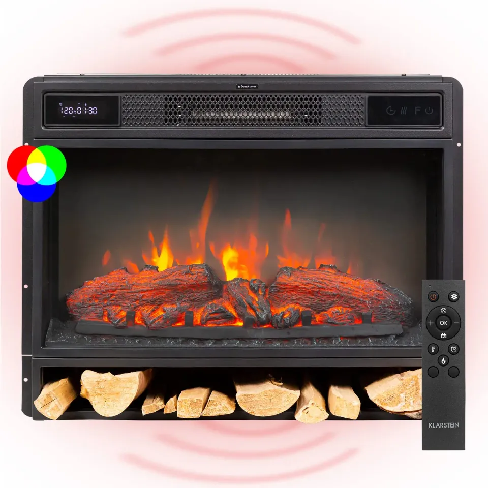 Klarstein Studio Light & Fire cheminée électrique 1900 W LED