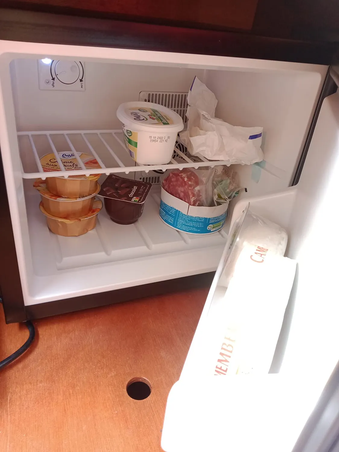 Klarstein mini frigo 17L argent silencieux 0-15°C