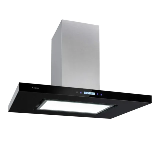 Klarstein Valeria Brilliant Edition hotte ilot noir 90 cm