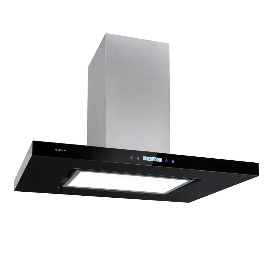 Klarstein Valeria Brilliant Edition hotte ilot noir 90 cm