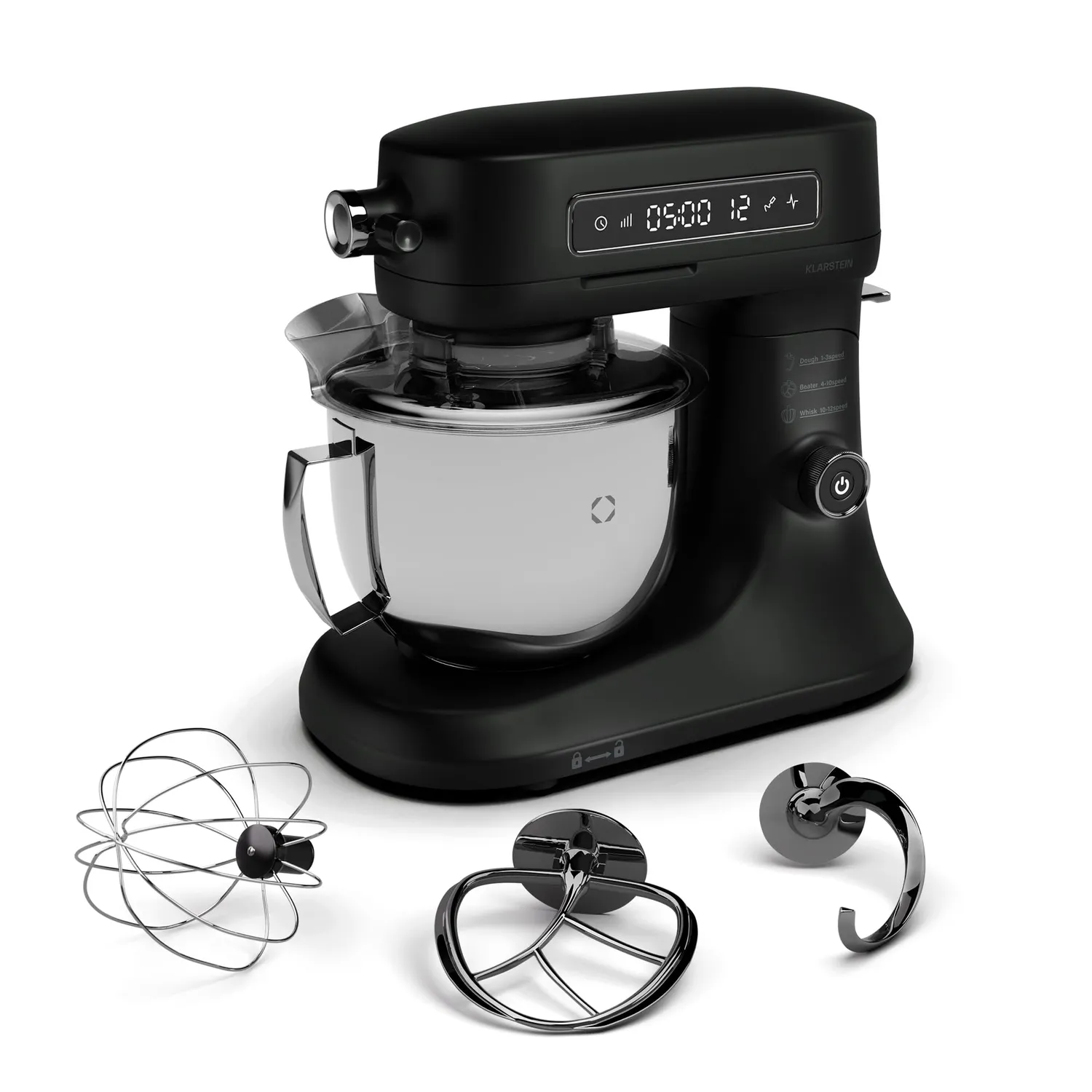 Klarstein Chiara robot de cuisine 5L rouge 1600W