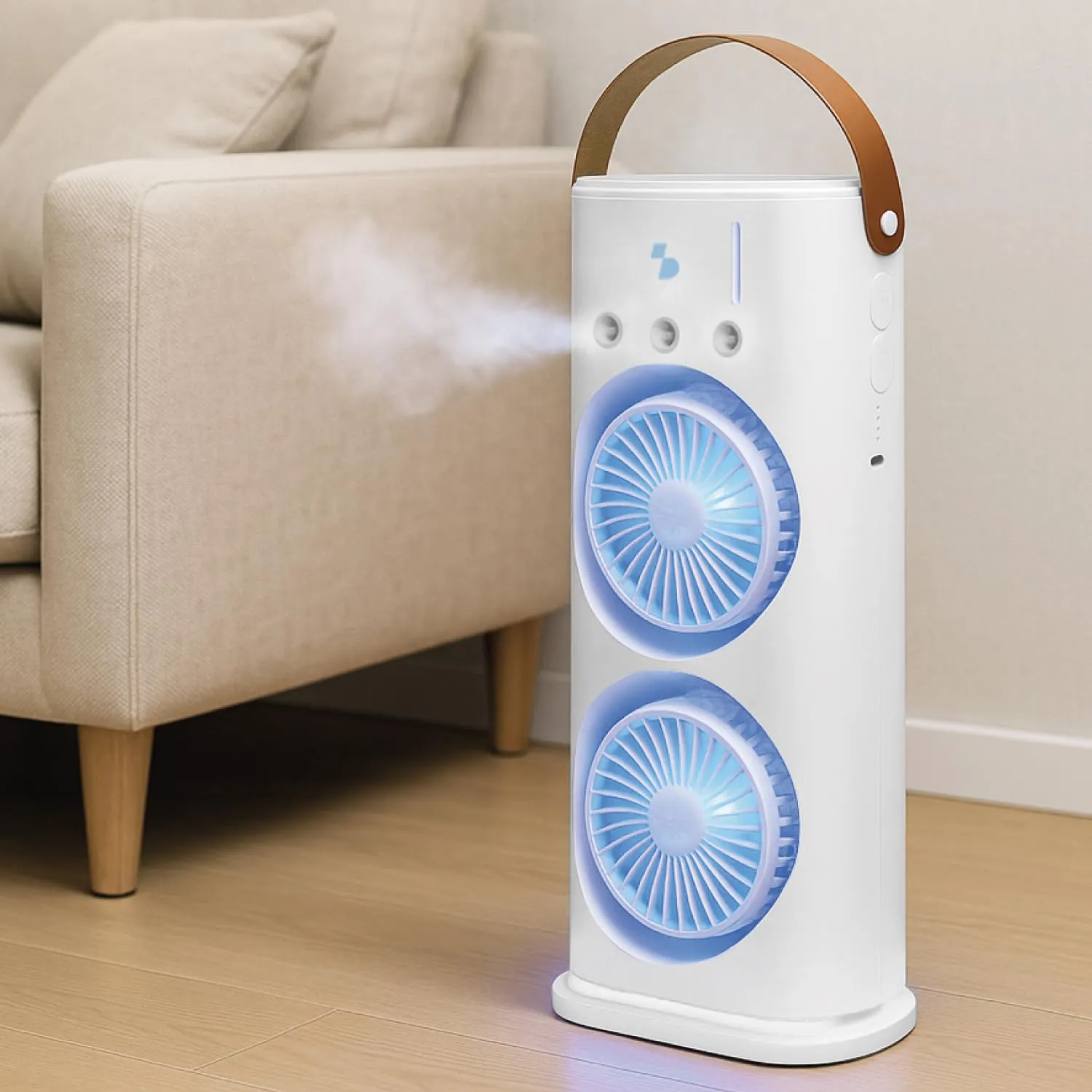 Beper P206VEN445 ventilateur brumisateur LED télécommande