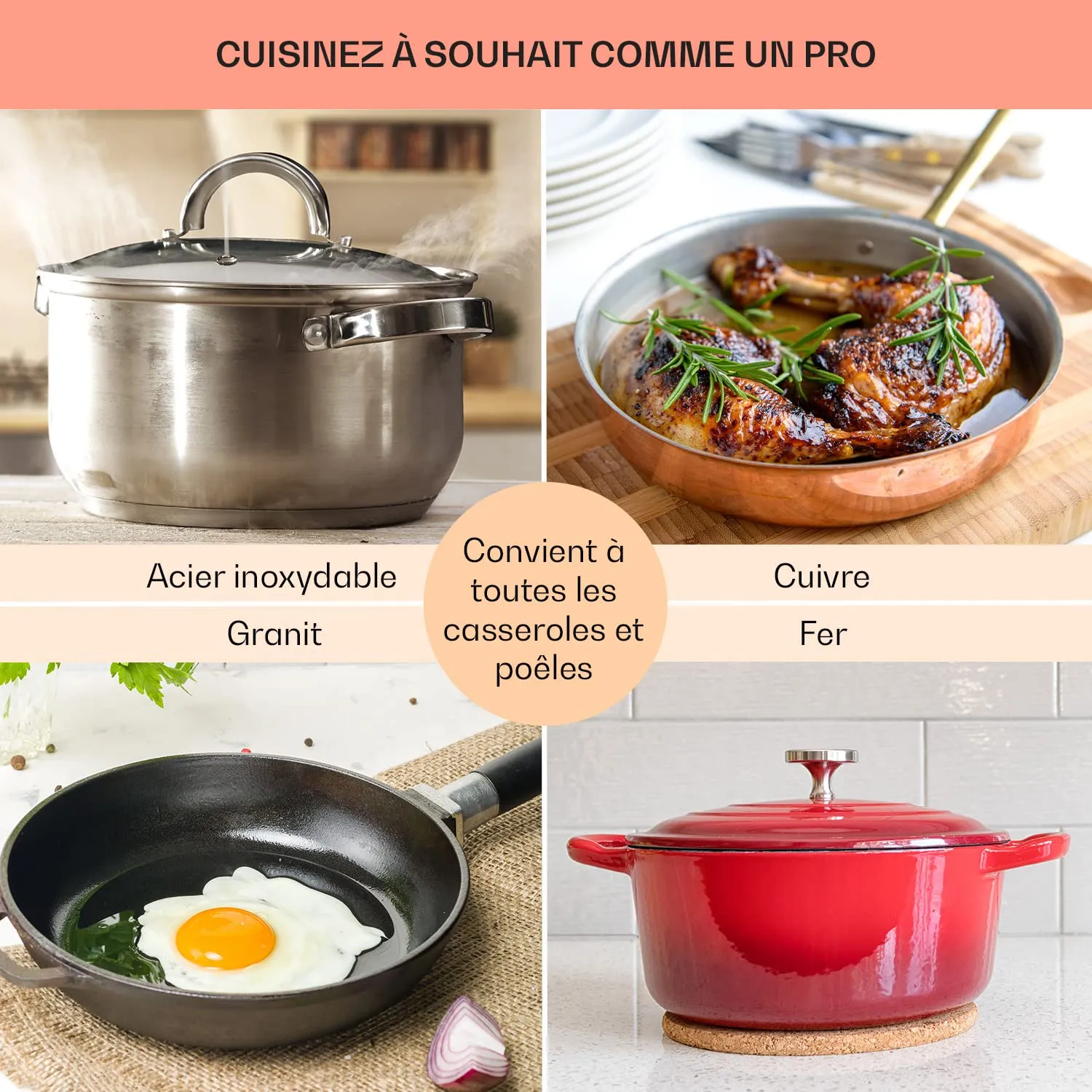 Klarstein plaque de cuisson gaz 5 feux 90 cm verre noir