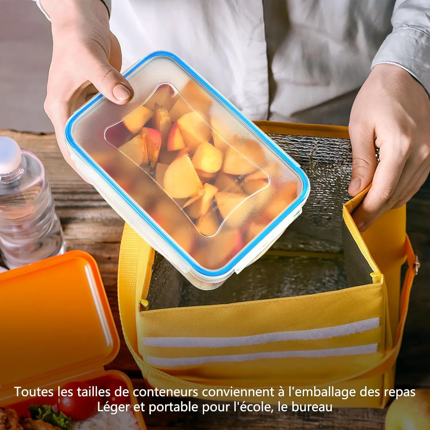 YASHE Boîte Conservation Alimentaire 50 Pièces Sans BPA Hermétique