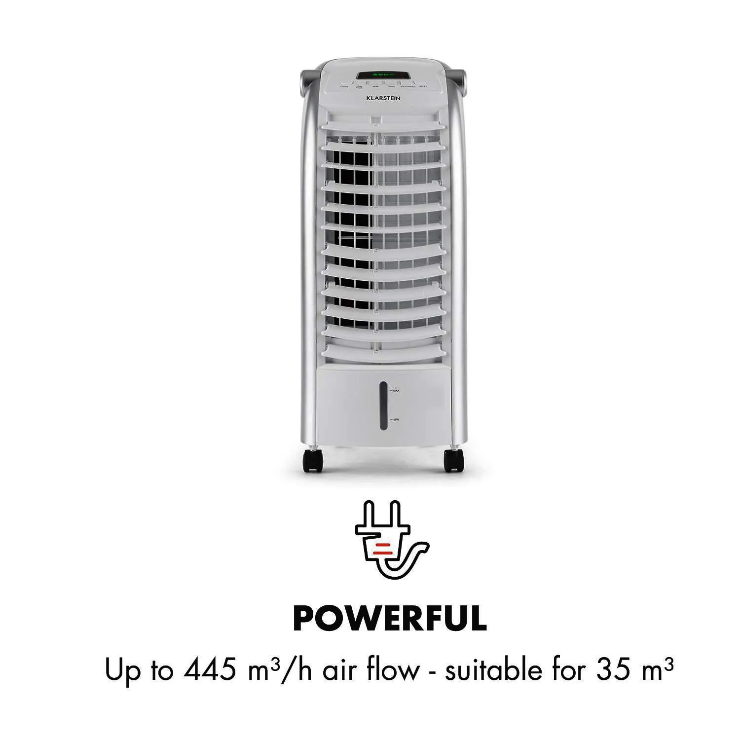 Klarstein Maxfresh rafraîchisseur d'air 6 L gris 65 W