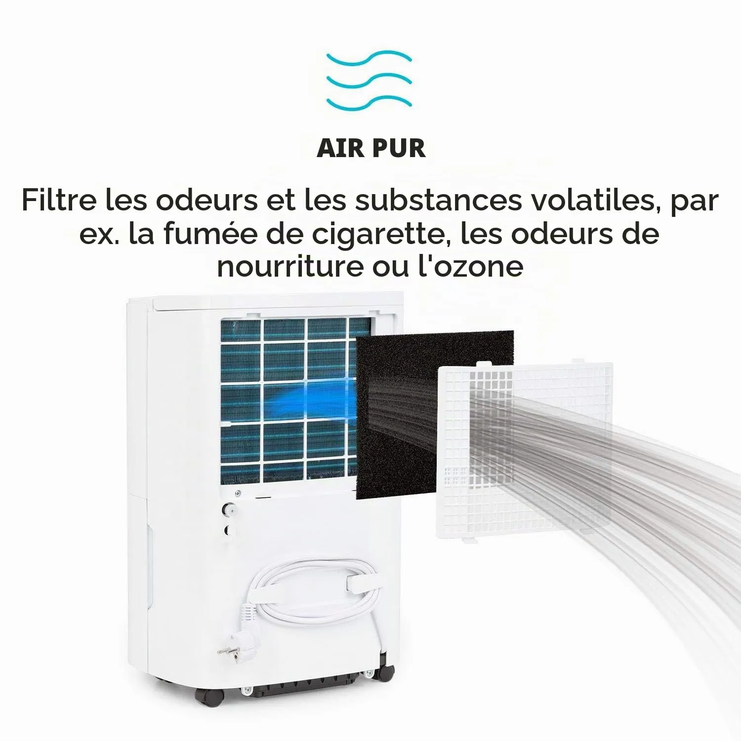 Klarstein DryFy filtre à charbon actif déshumidificateur