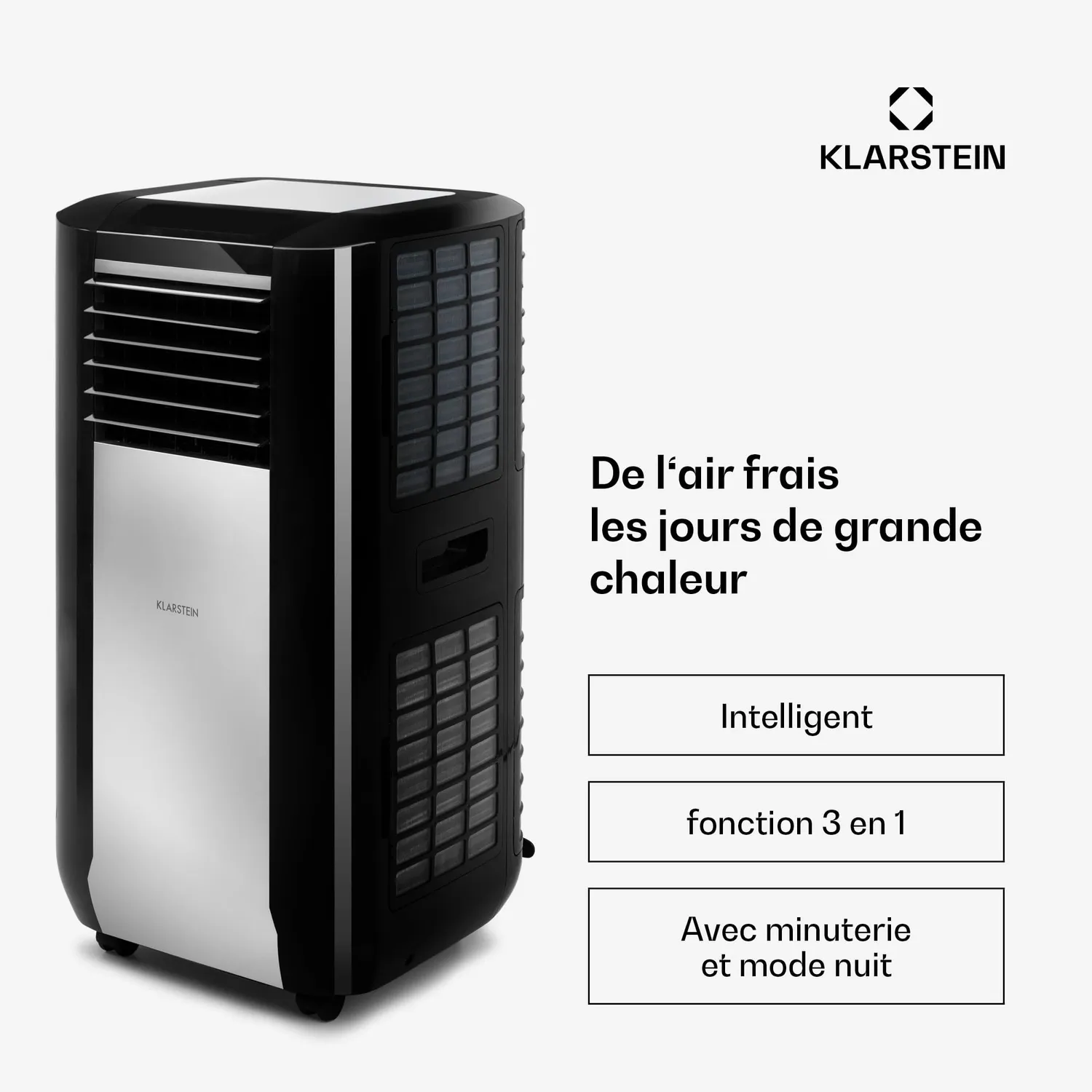 Klarstein climatiseur mobile 15000 BTU blanc connecté