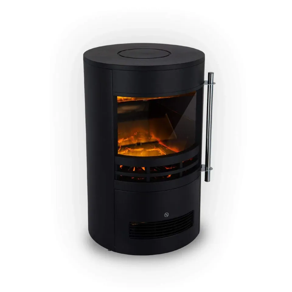 Klarstein Brixen cheminée électrique noire 1800 W