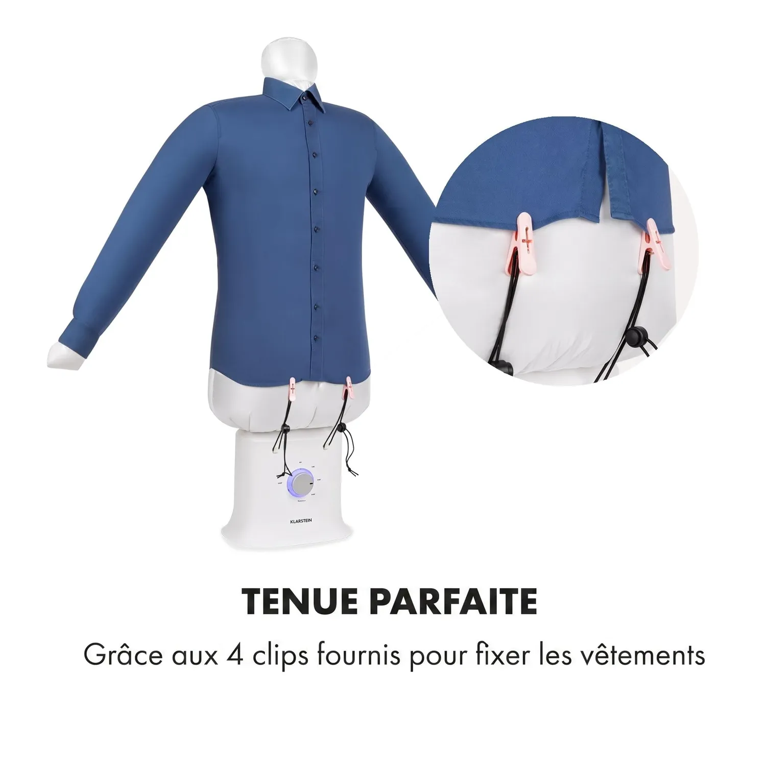 Klarstein ShirtButler Deluxe séchoir défroisseur chemises