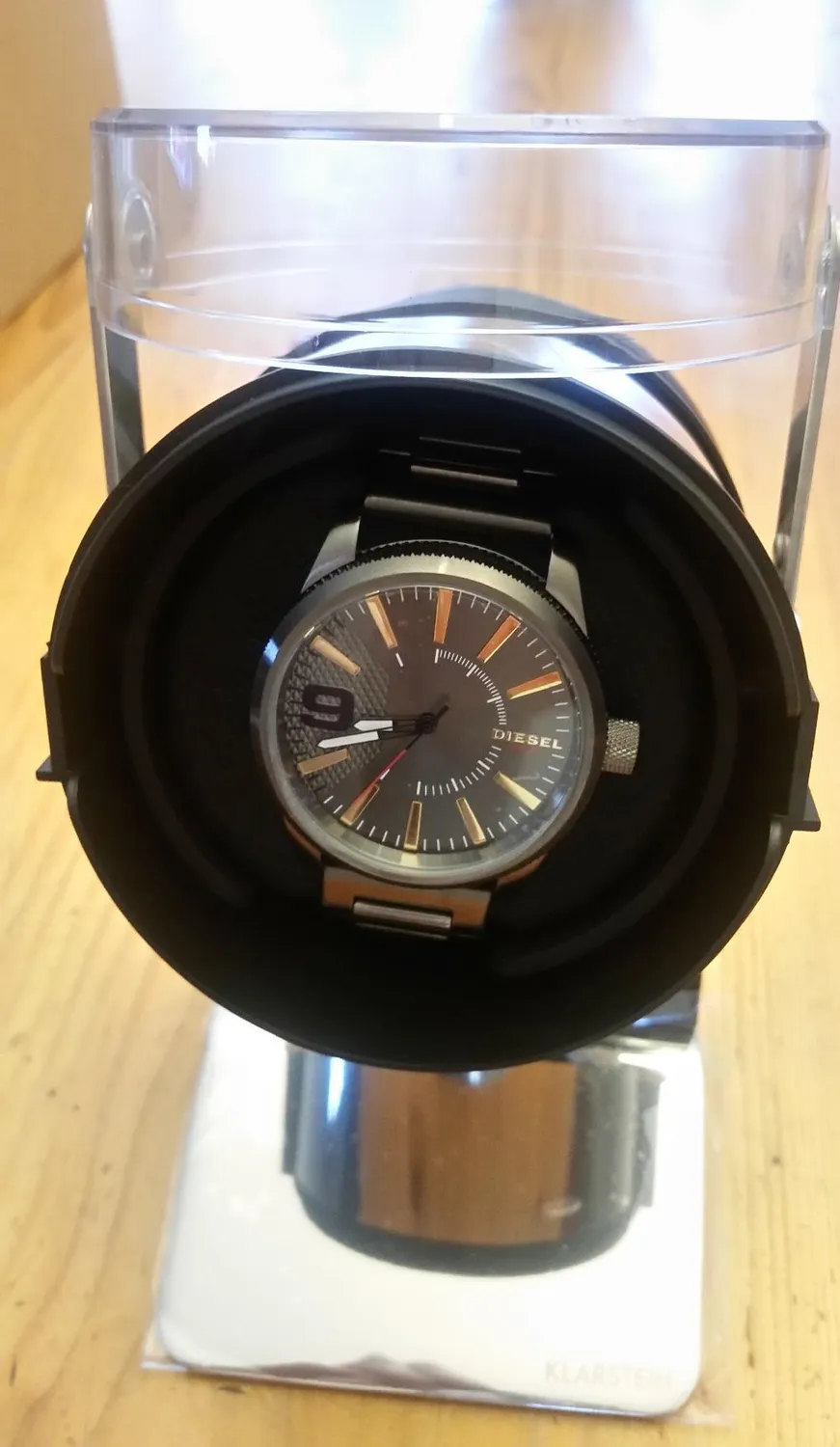 Klarstein Montreaux Remontoir 1 Montre Noir silencieux