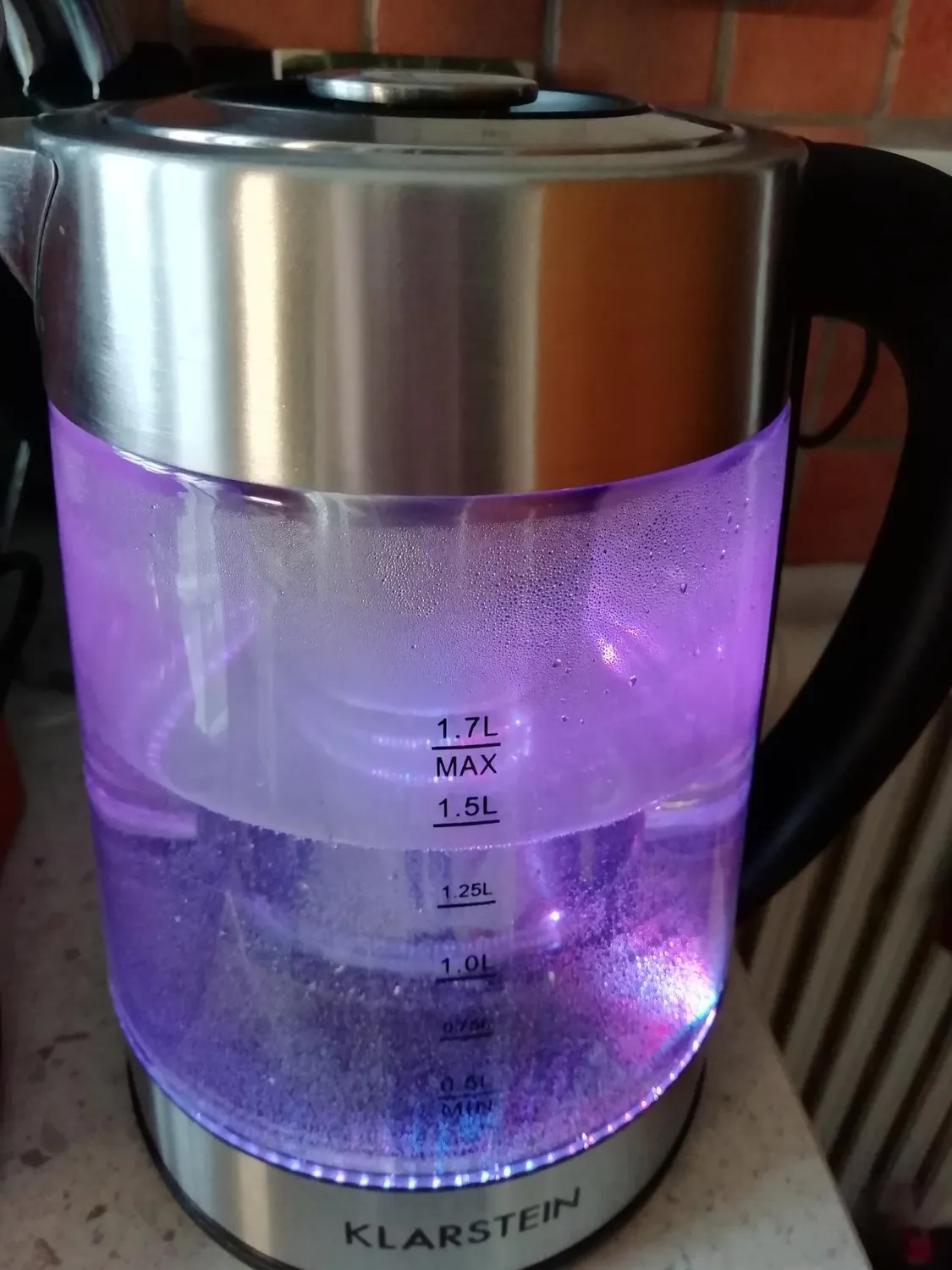 Klarstein Ostfriese bouilloire verre 1,7L 2200W LED