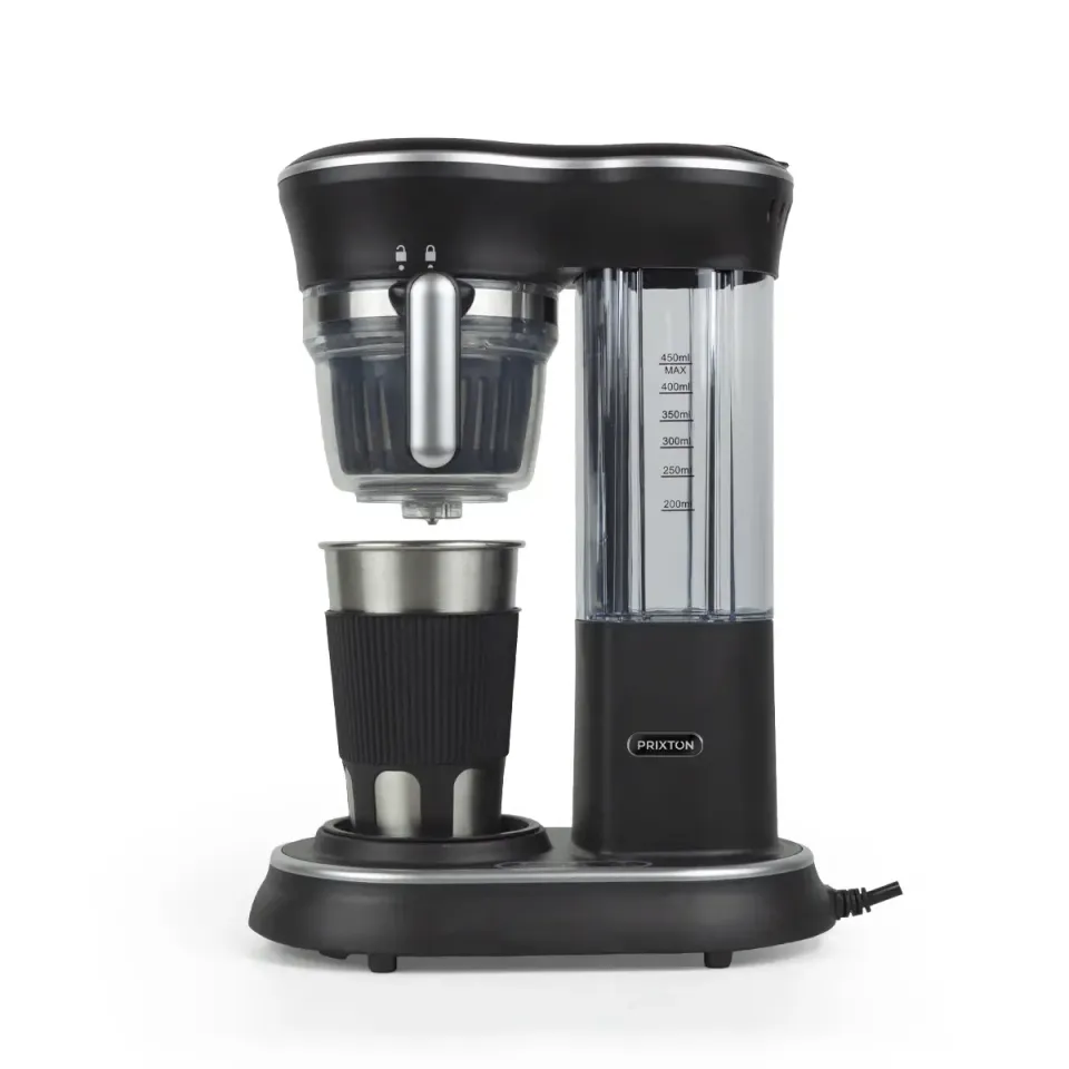 Prixton Capri cafetière avec broyeur 450 ml grains