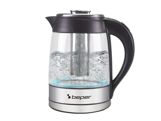 Beper BB.103 bouilloire électrique 1,8 L verre LED