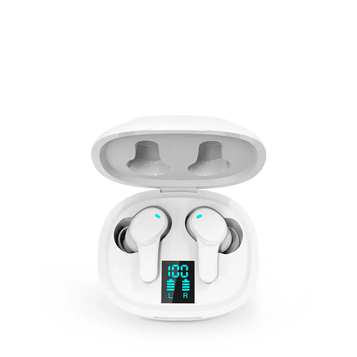 Prixton TWS159 écouteurs blanc ENC ANC 3,5 h + boîtier