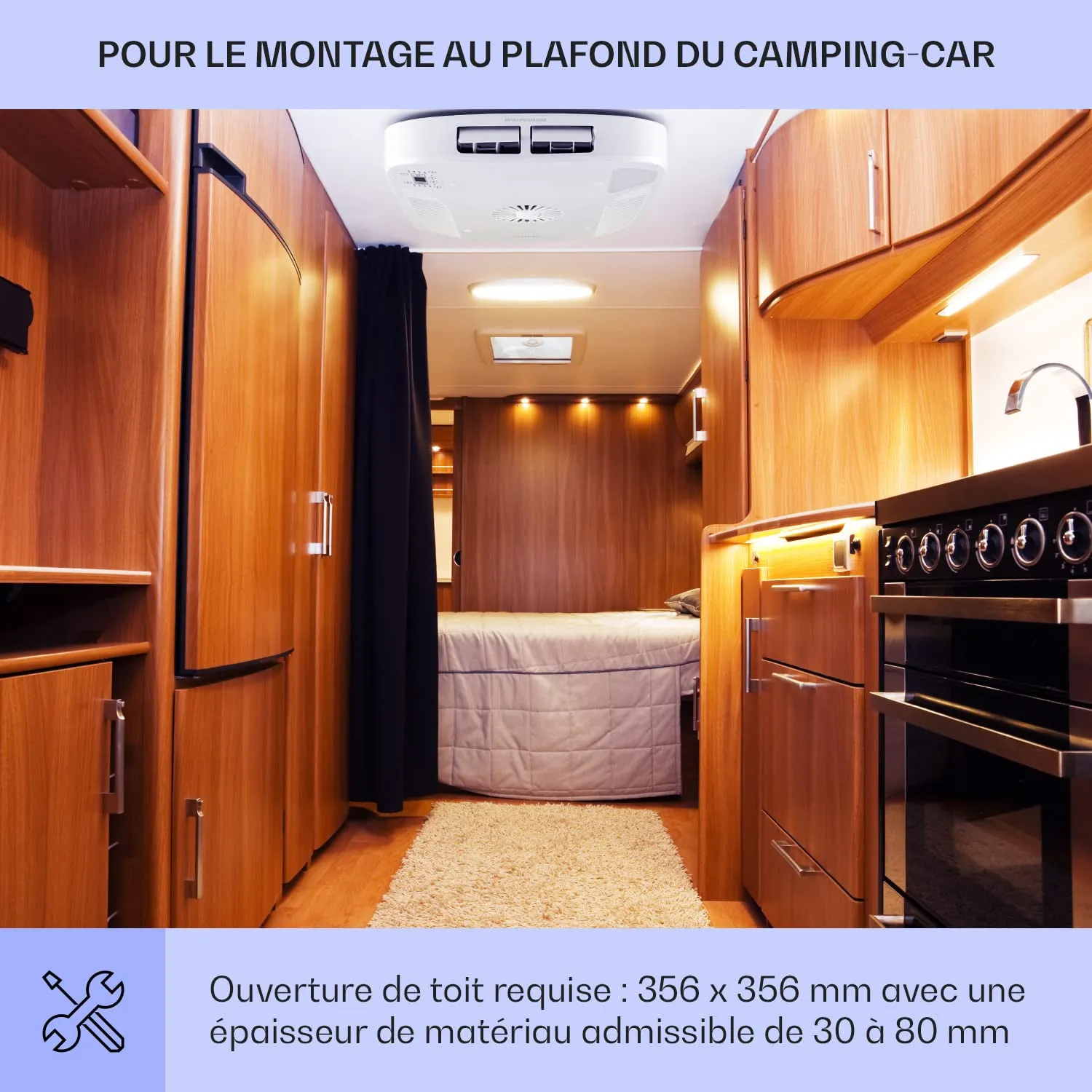 Klarstein Klimamobil clim split caravane blanc