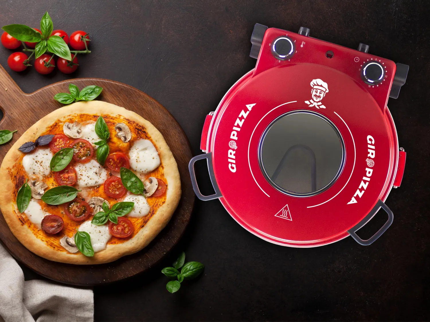 Beper P101CUD301 four à pizza rouge 31 cm 1200W