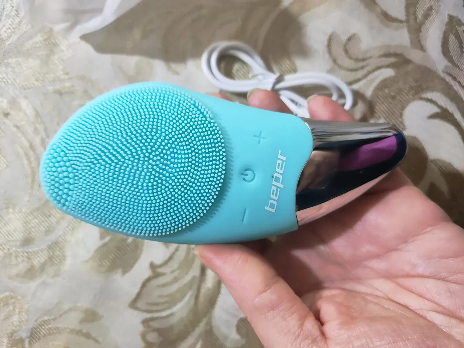 Beper P302VIS002 brosse visage sonique bleue USB