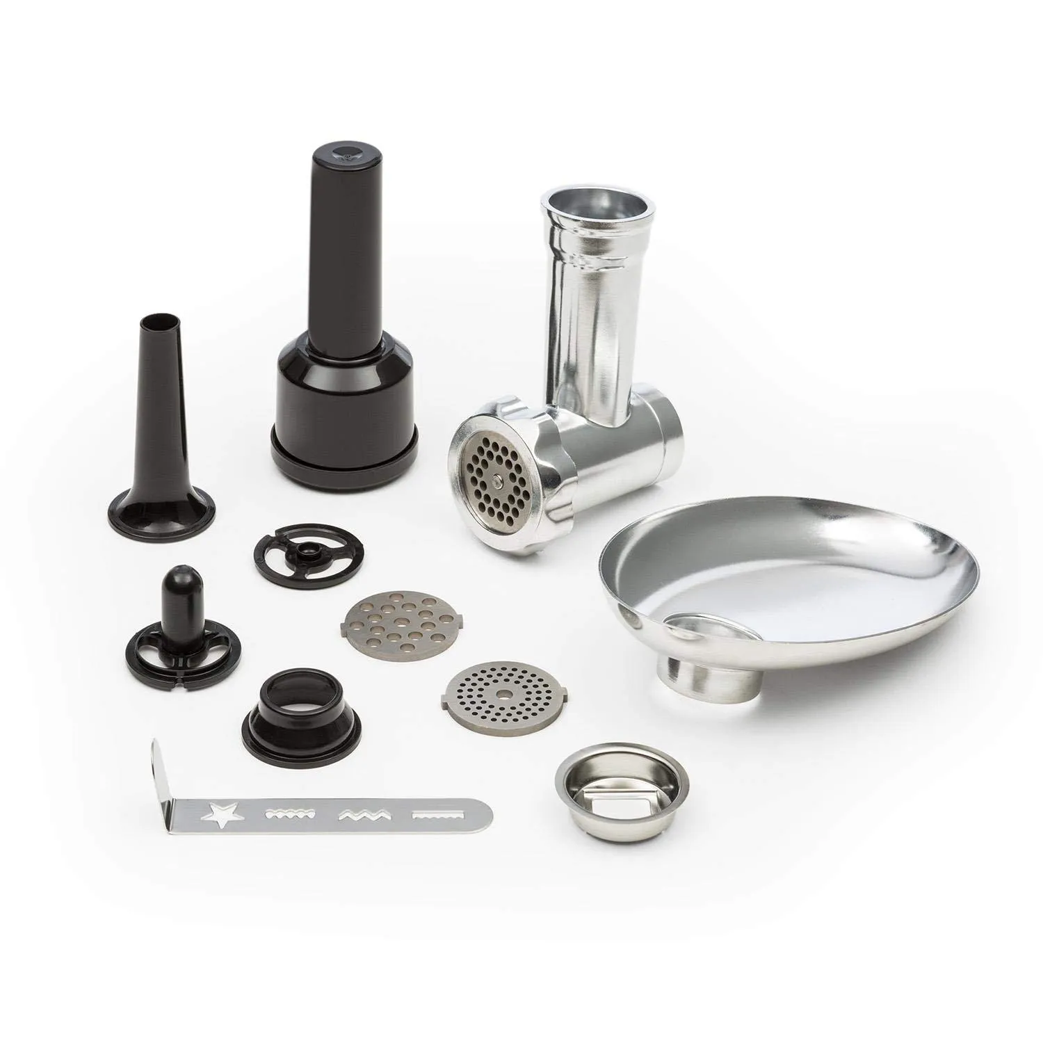 Klarstein Curve set accessoires robot hachoir bol inox