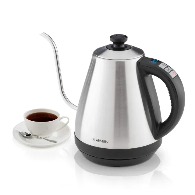 Klarstein Garçon bouilloire col de cygne inox 1 L 2000 W