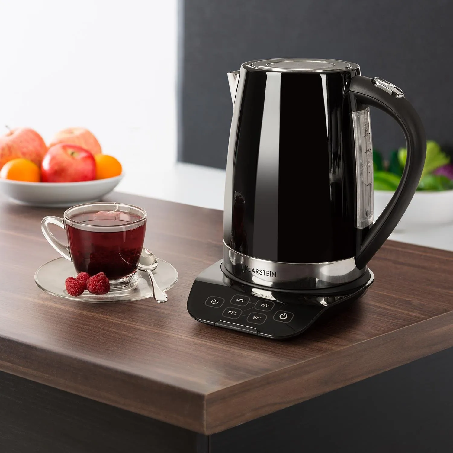 Klarstein Gulliver bouilloire noire 1,7 L 2200 W