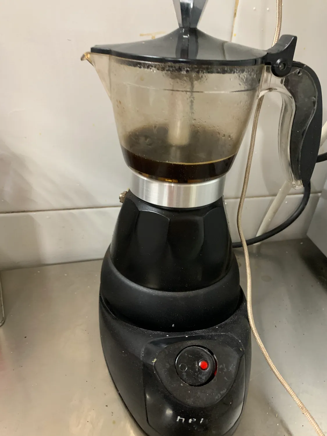 Beper Lucilla BC.040N cafetière moka électrique 3 tasses