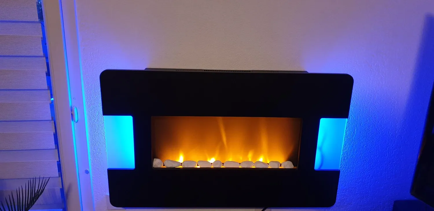 Klarstein Belfort Light & Fire cheminée électrique noire