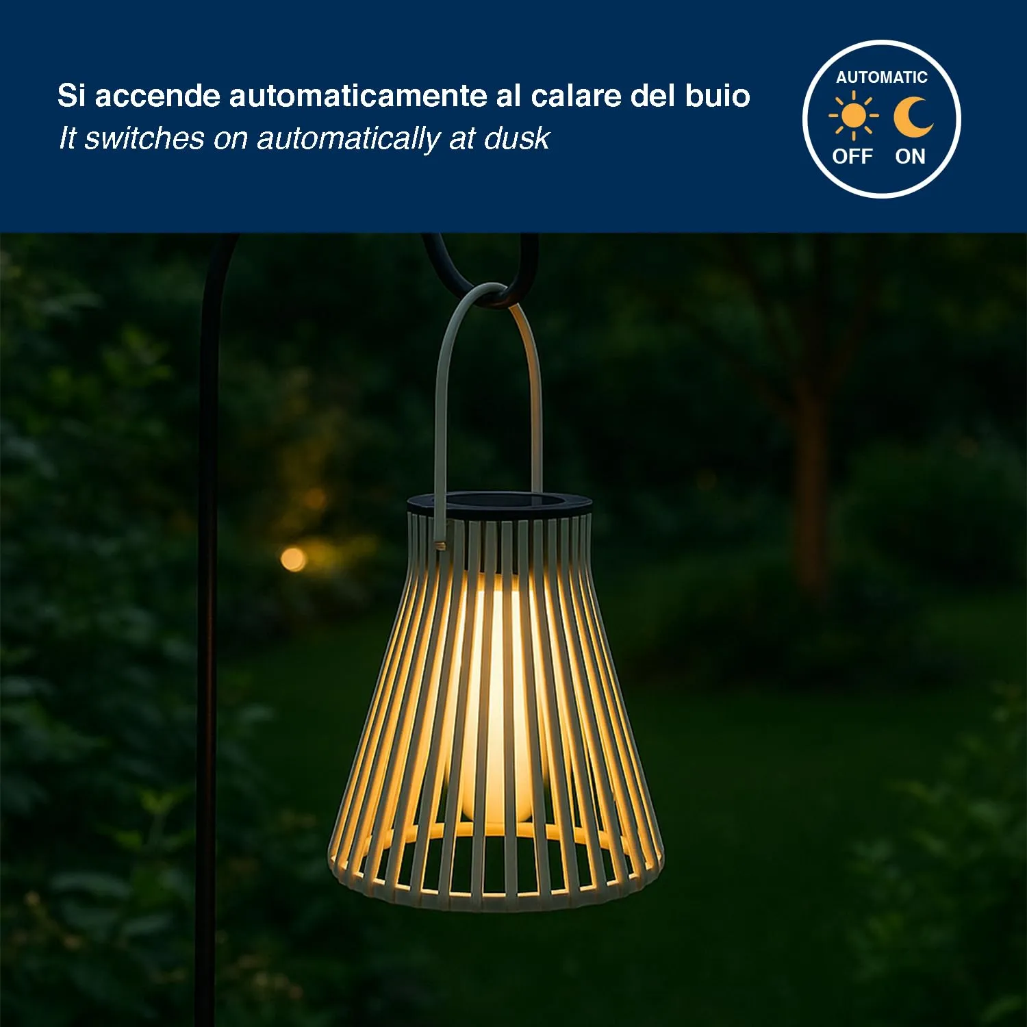 Beper P207ILO300 Lampe Solaire Extérieur Couleurs Assorties