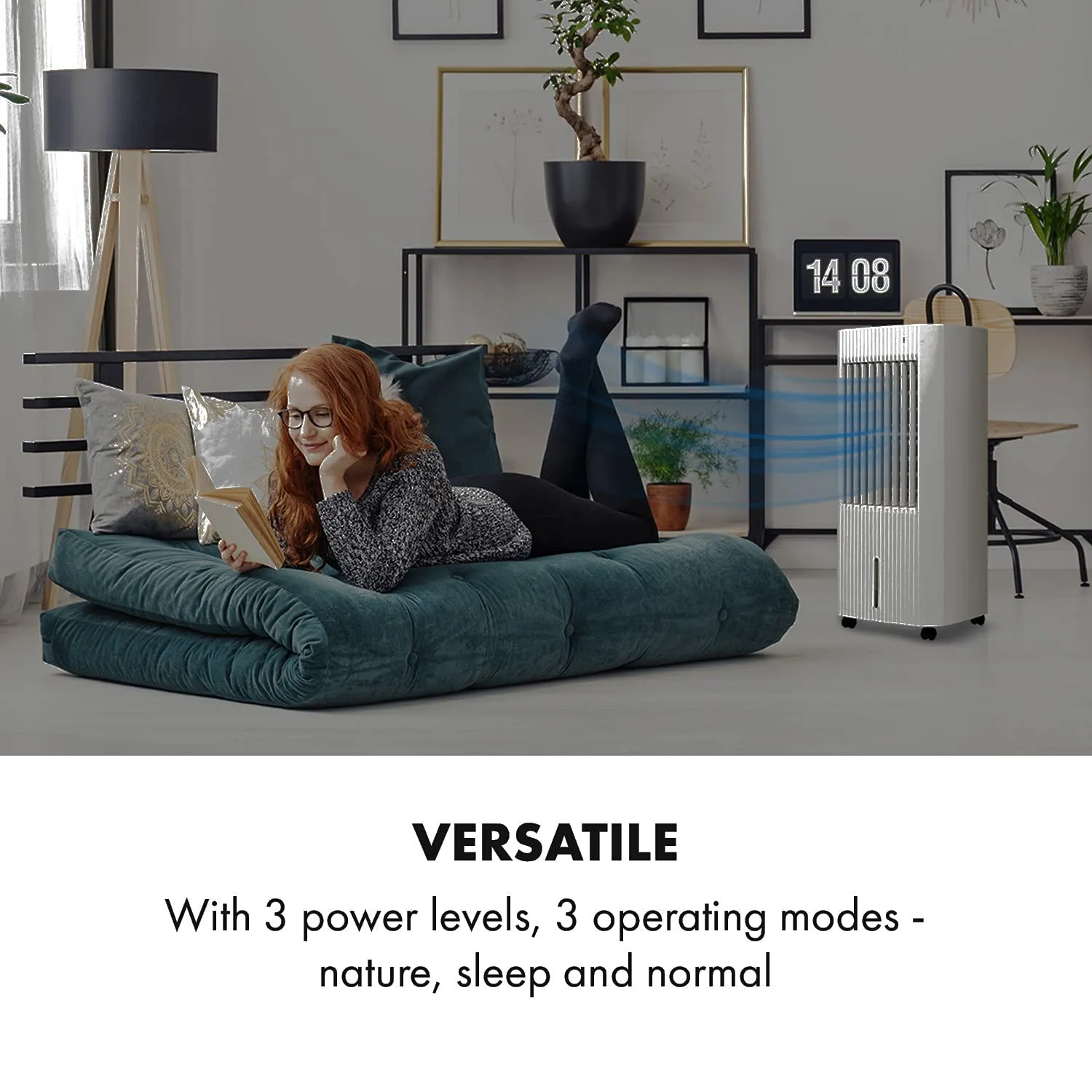 Klarstein Iceberg Pure rafraîchisseur d'air Gris 283 m³/h 5 L