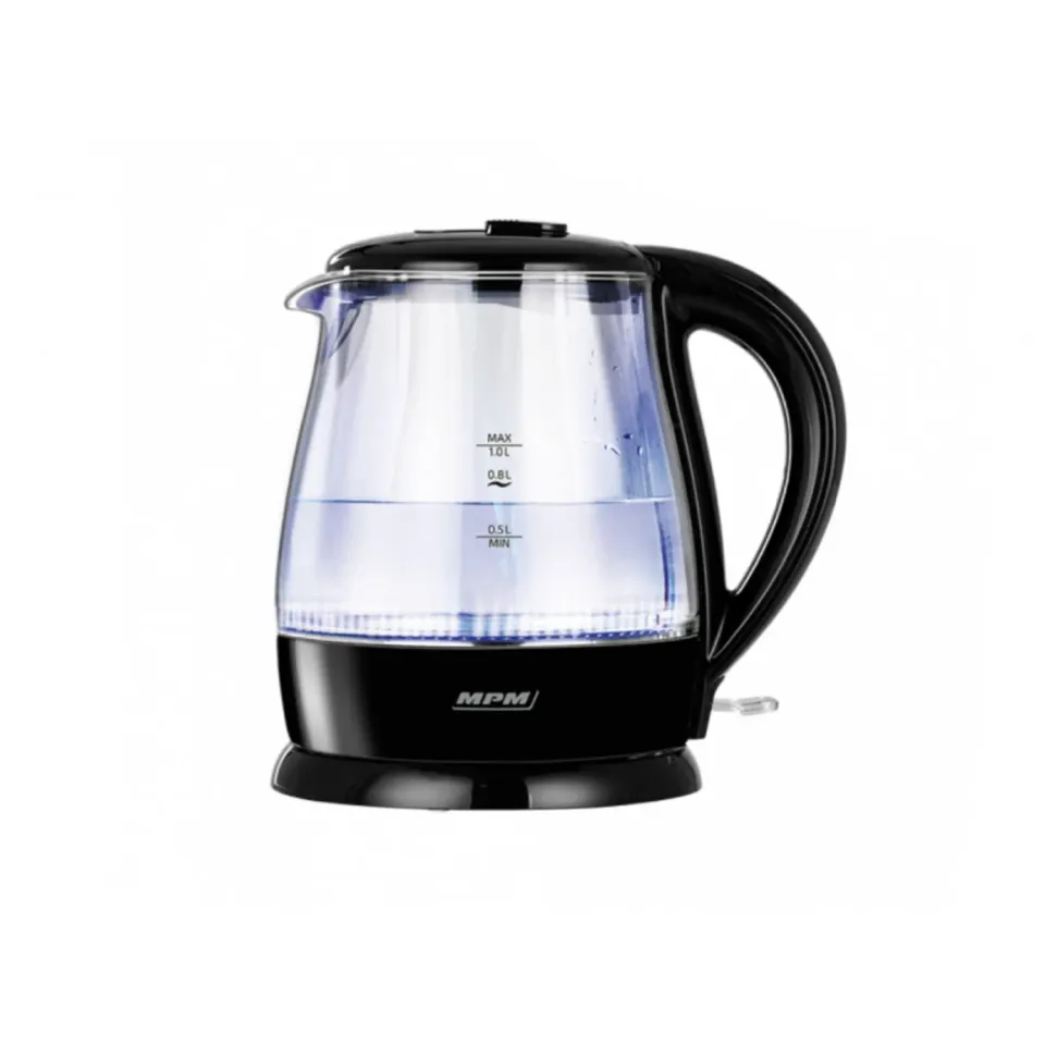 MPM MCZ-99 bouilloire verre 1 L 1630 W éclairée