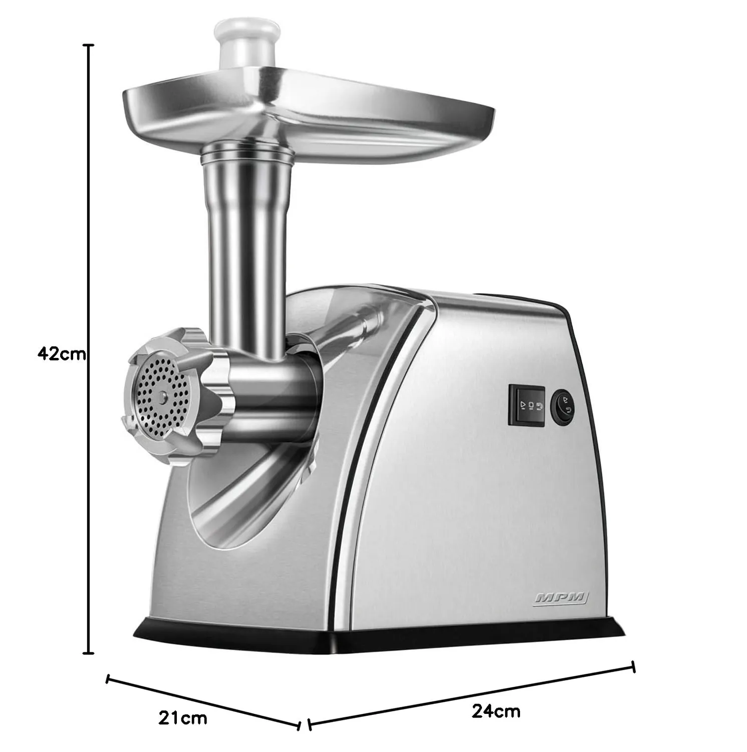 MPM MMM-07M hachoir à viande électrique 1800W inox
