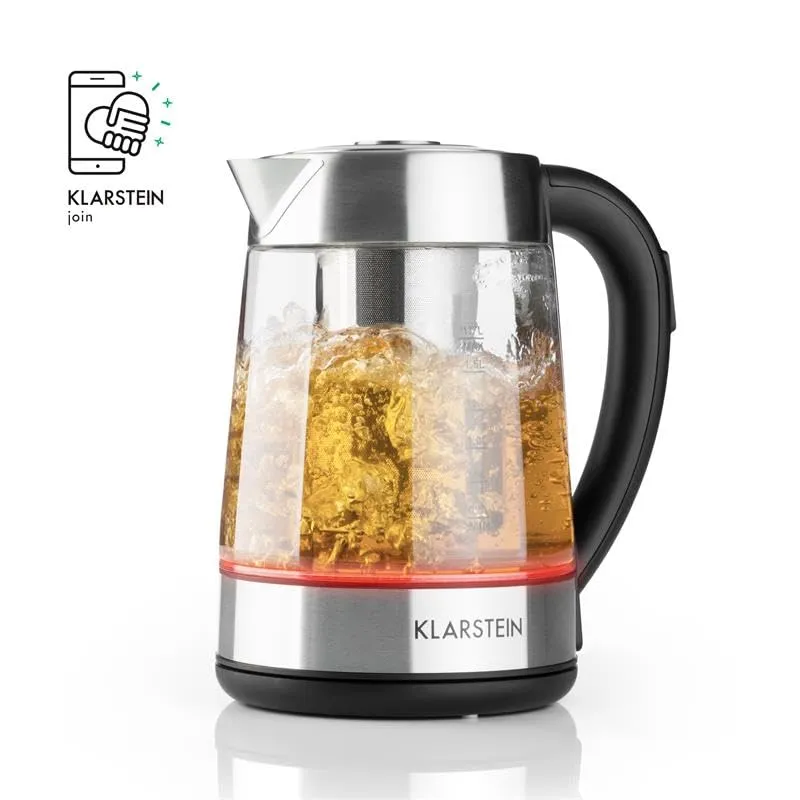 Klarstein Ostfriese bouilloire verre 1,7L 2200W LED