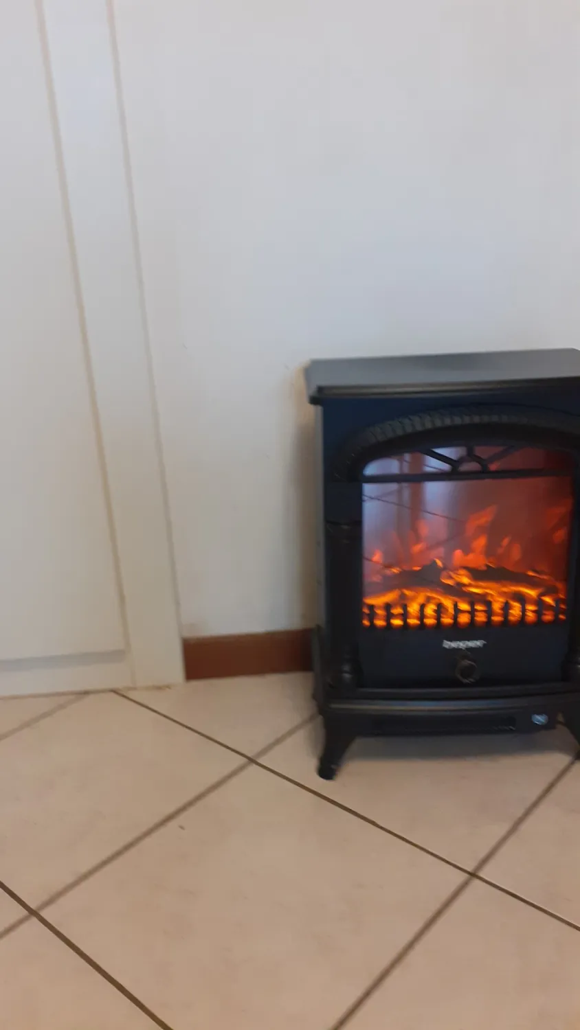 Beper RI.504 cheminée électrique noire 1750 W