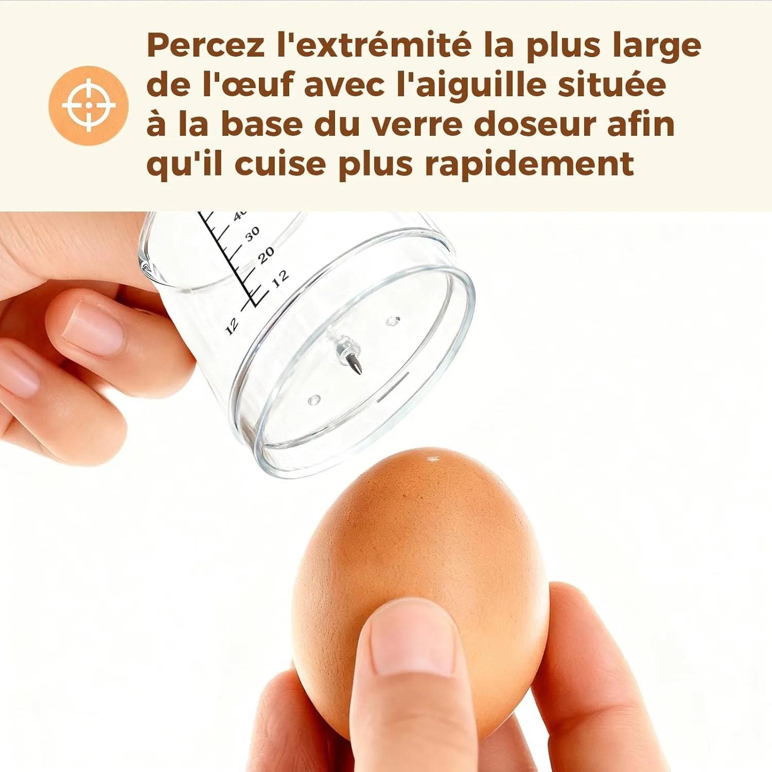 YASHE Cuiseur Œufs 7 Œufs Arrêt Auto Compact