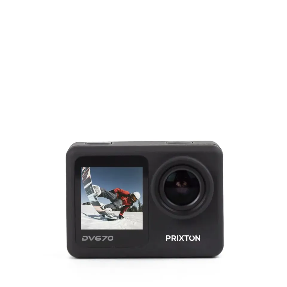 Prixton DV670 caméra sport 4K double écran 20 MP