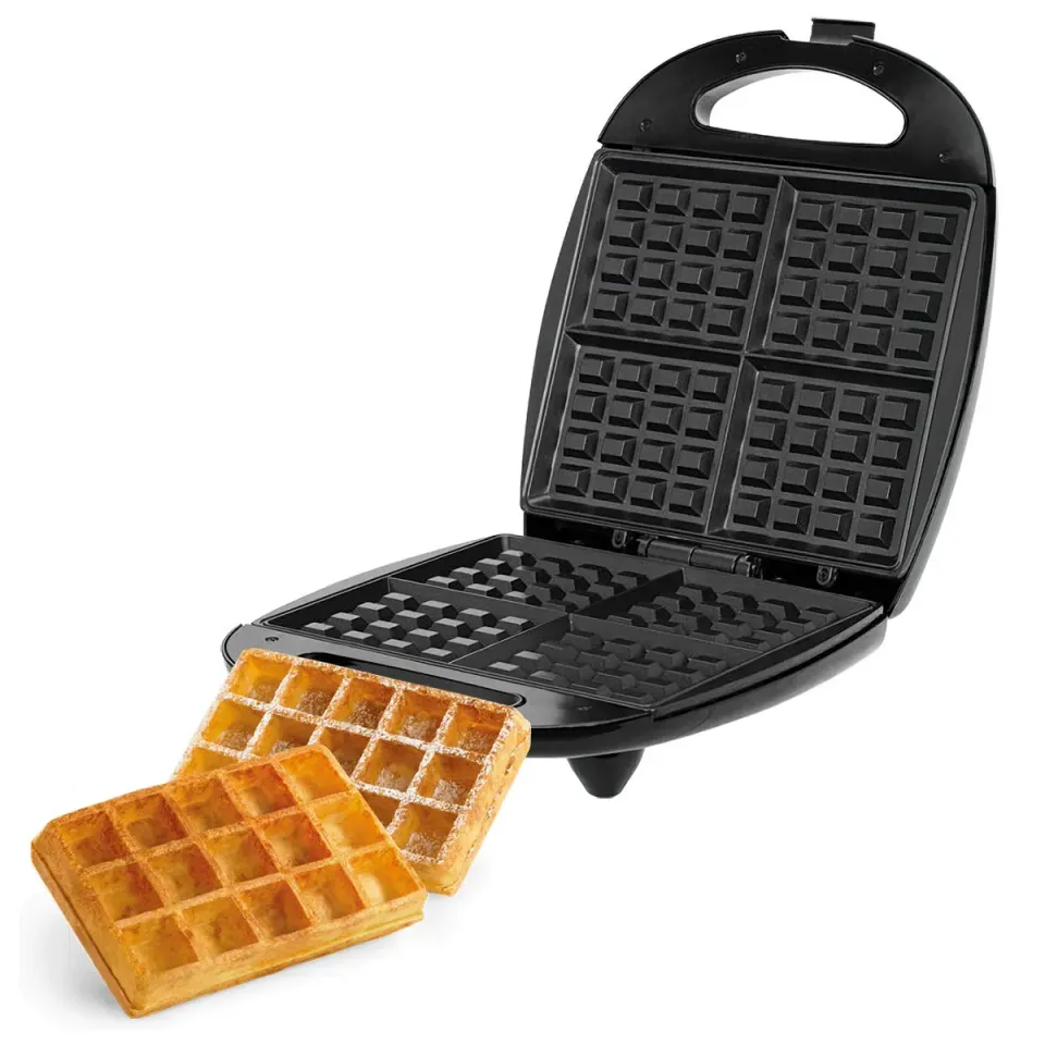 MPM MGO-22 gaufrier 4 gaufres 1300 W antiadhésif