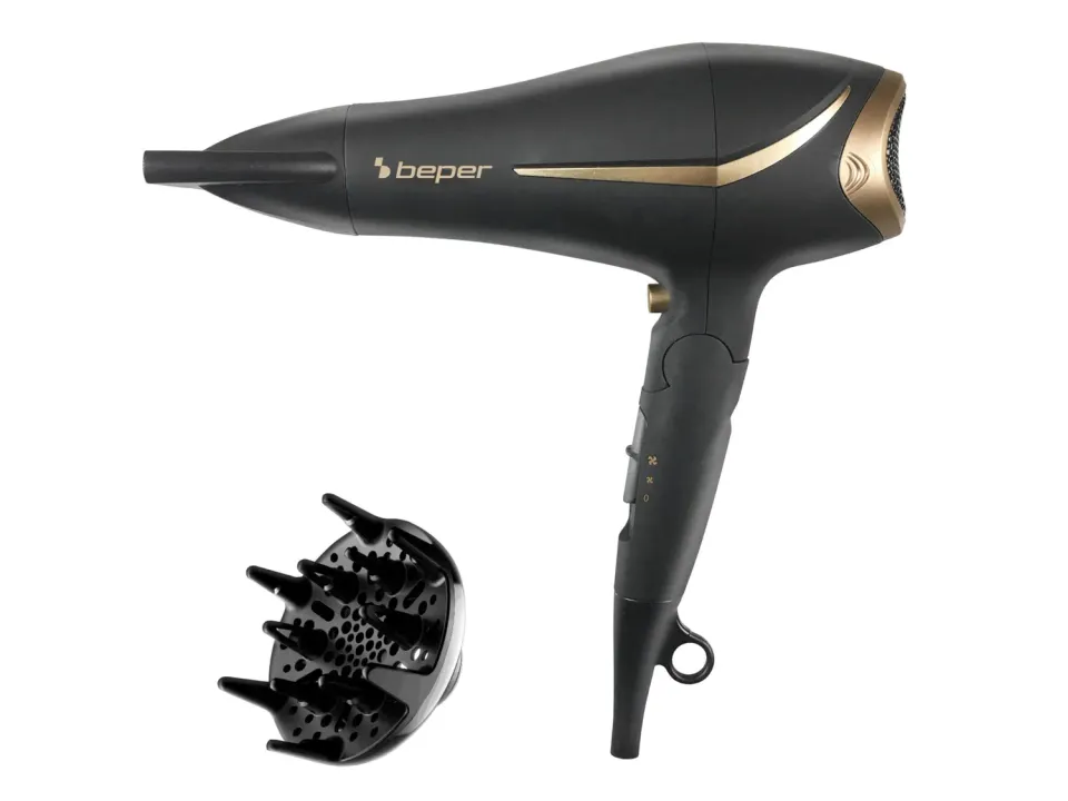 Beper 40.404 Sèche-Cheveux 2200 W Pliable avec Diffuseur