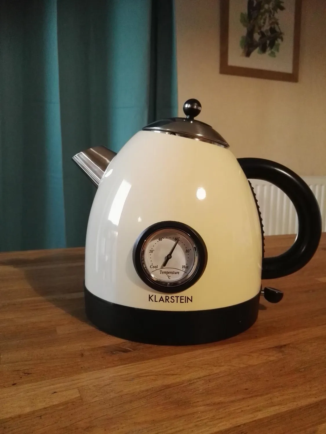 Klarstein Aquavita bouilloire 1,5 L crème 2200 W