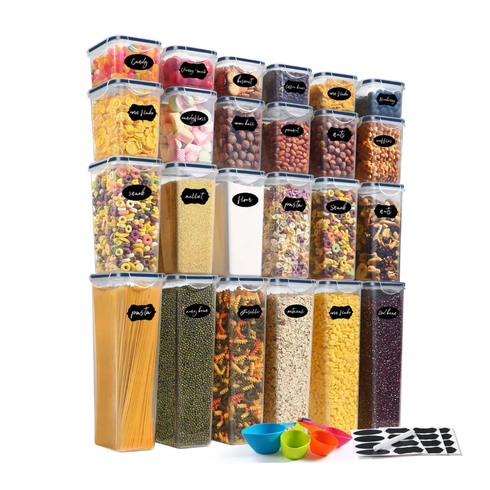 YASHE Boîtes Alimentaires 24 boîte hermétique 4 tailles sans BPA