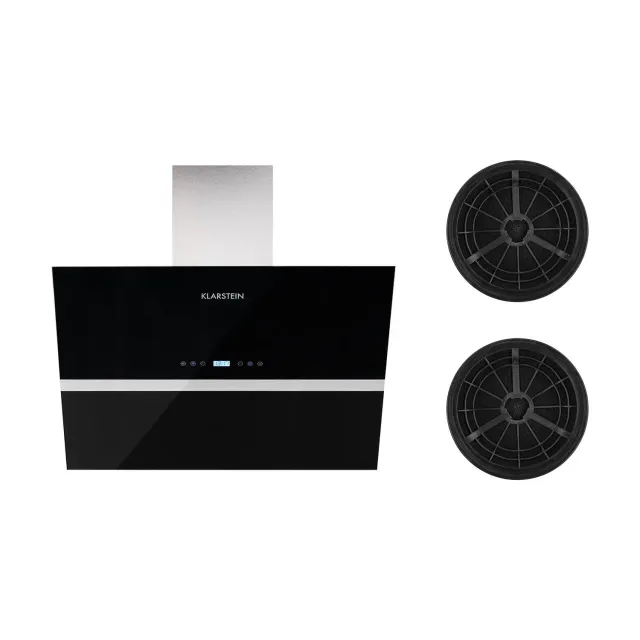 Klarstein Aurea VII hotte aspirante 90 cm noir 620 m³/h