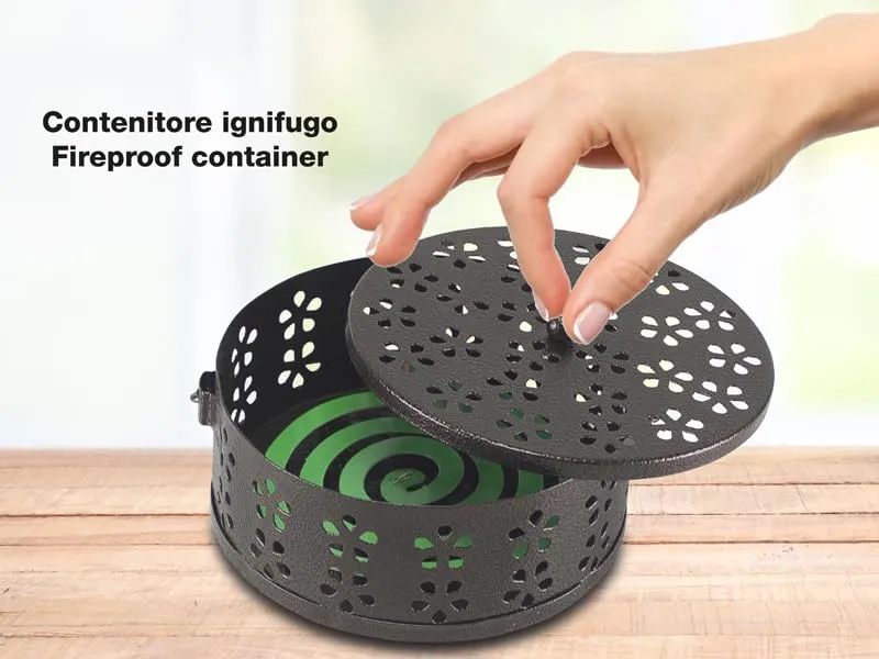 Beper C206UTI010 support spirale anti-moustiques inox Ø 13,5 cm