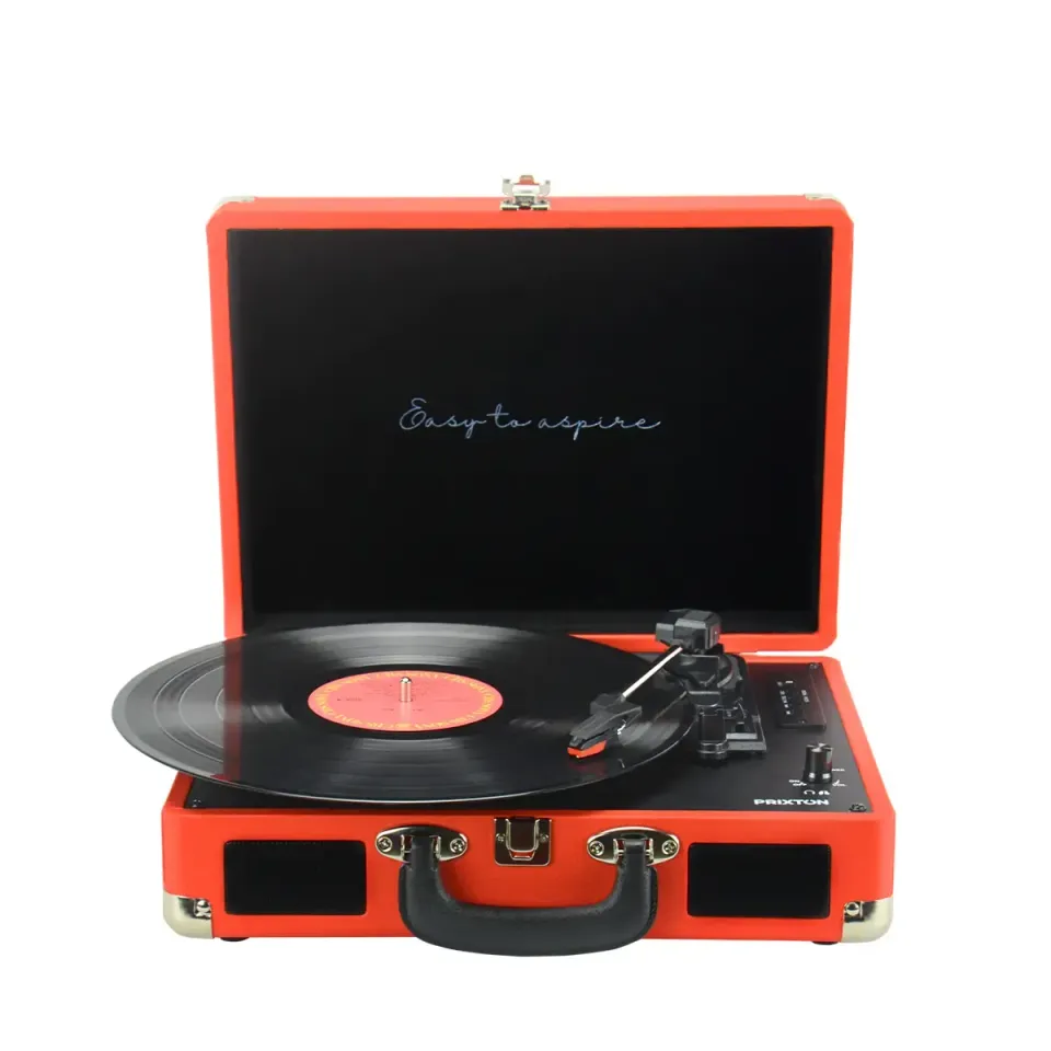 Prixton VC400 tourne-disque valise rouge USB numérisation