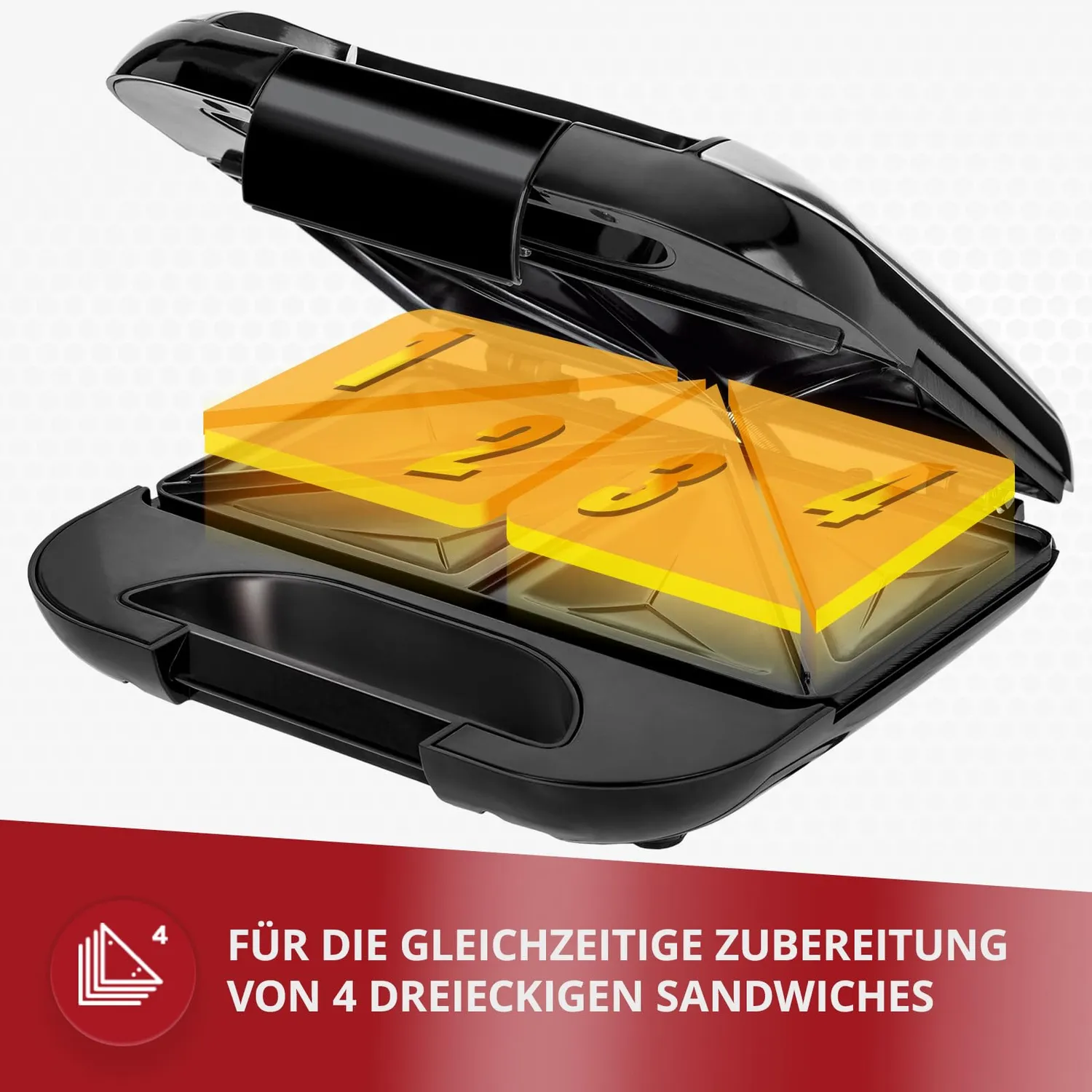 MPM MOP-19M appareil à croque-monsieur 750 W inox