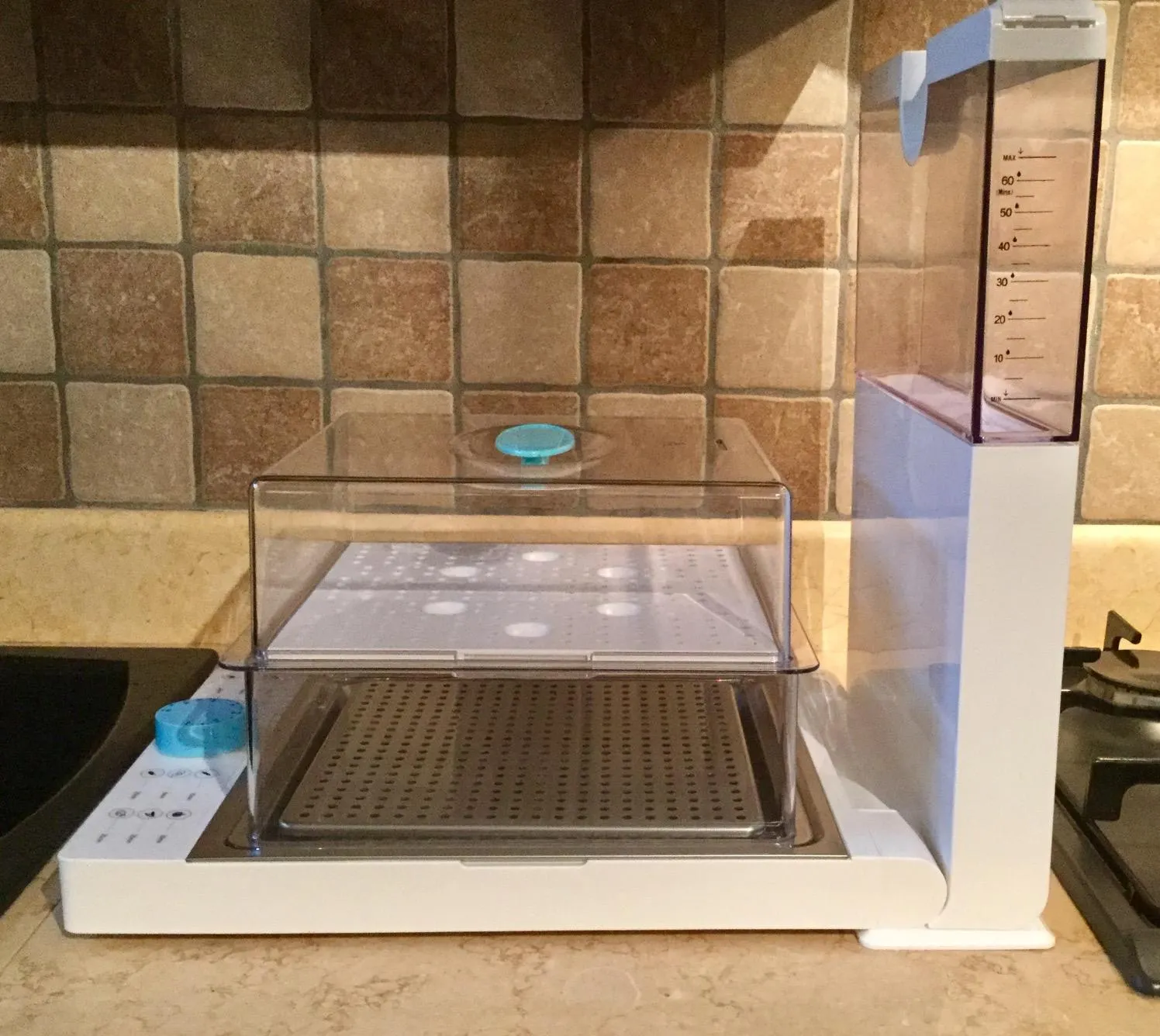 Klarstein Steam Spa cuiseur vapeur blanc 1500W pliable