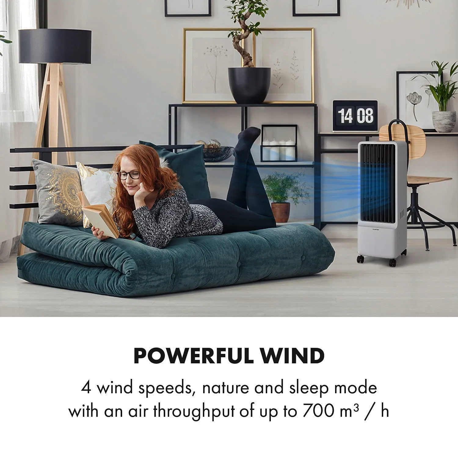 Klarstein Maxflow Smart rafraîchisseur d'air gris 5 L